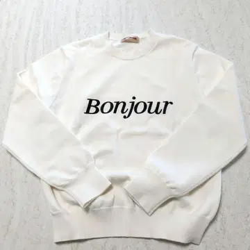 Apuweiser-riche Bonjour 니트 스웨터 화이트