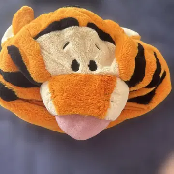 티거 봉제 인형 모자
