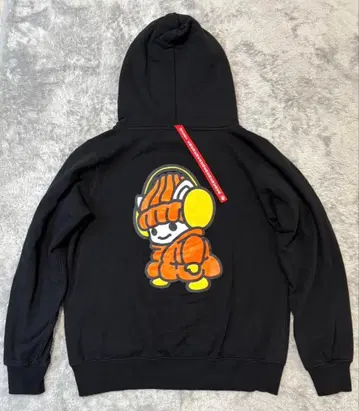 CUNE 후드티 풀오버 속기모 블랙 S 사이즈