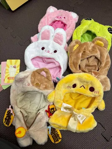 봉제 인형 의류 라소흑전기 숲의 동물 시리즈 봉제 인형 의류 6개 세트