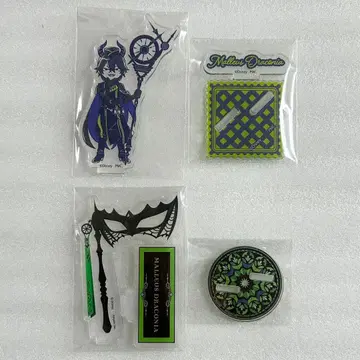 트위스테 마레우스 아크릴 스탠드 레토팝 가면 지팡이 마스커레이드 드레스