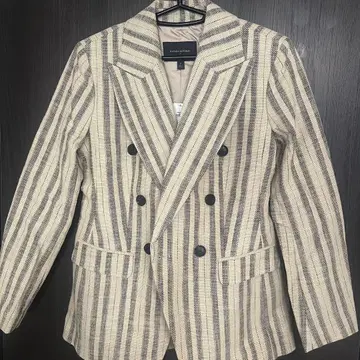 BANANA REPUBLIC 스트라이프 아이콘 블레이저 (사이즈 2)