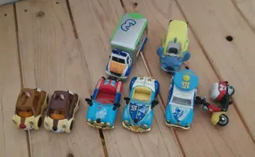 디즈니 캐릭터 미니카 8대 세트