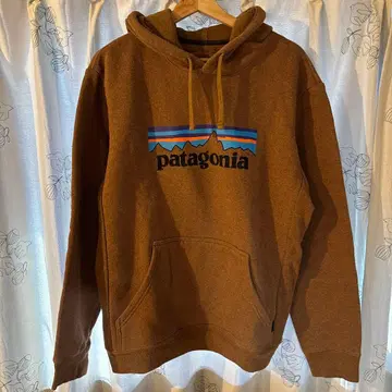 patagonia 브라운 후드 부착 후드티