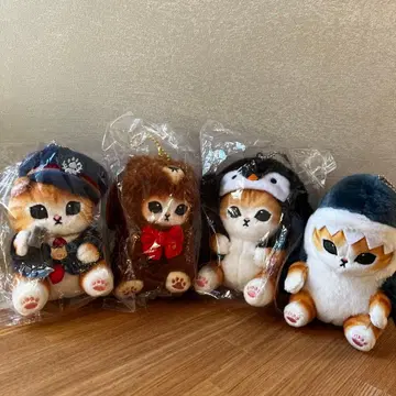 mofusand 마스코트 봉제 인형 4개 세트