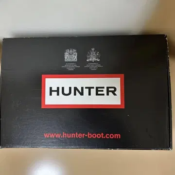 HUNTER 블랙 버클 장화