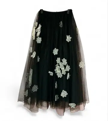 하자 있음/레드 발렌티노 샤샤 스커트 블랙