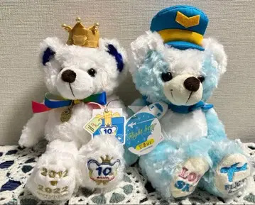 지역 한정 베어 10주년 왕관 화이트 플라이트 베어 공항 한정판 택 포함