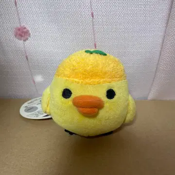 리락쿠마 키이로이토리 봉제 인형 귤 모자 2011년
