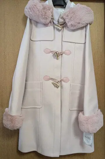 미셸 마카롱 택 포함 미사용 새상품 더플 코트