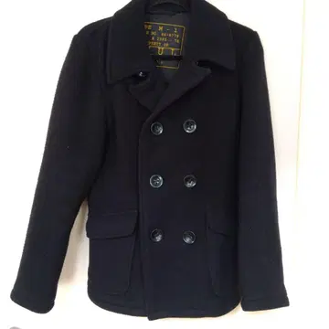 AZUL TYPE M-1 블랙 울 코트