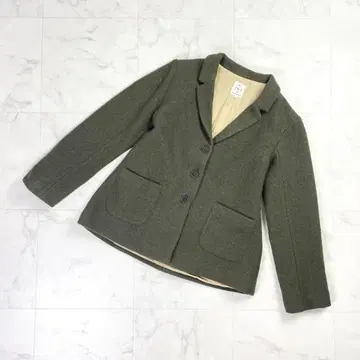 사만사 모스모스 SM2 울 테일러드 자켓 긴팔 카키 M*LD37