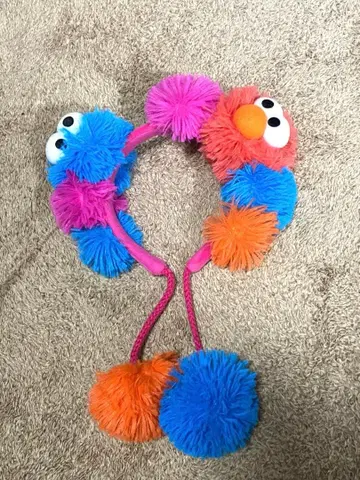 엘모와 쿠키 몬스터 머리띠