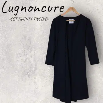 르농큐르 롱 가디건 자켓 네이비 긴팔 아우터 코트