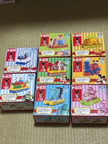 드림 토미카 디즈니 퍼레이드 8대 세트