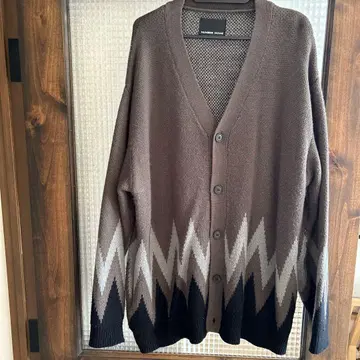 NUMBER (N)INE 지그재그 가디건