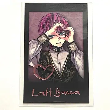 악마 집사와 검은 고양이 아쿠네코 발렌타인 폴라로이드풍 카드 금박 라토