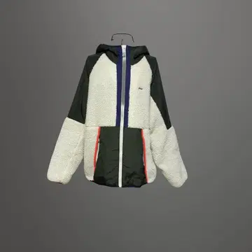 ZARA 자라 dnwr. 멀티 컬러 보아 후드 플리스 블루종