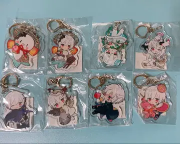 마후마후 아크릴 키링 8개 세트