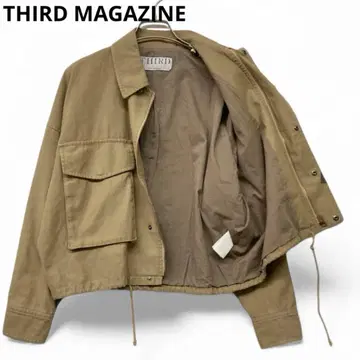 THIRD MAGAZINE 서드 매거진 무라사키 실버 밀리터리 자켓