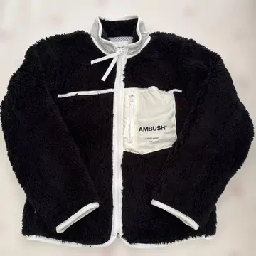 AMBUSH 플리스 자켓 블랙