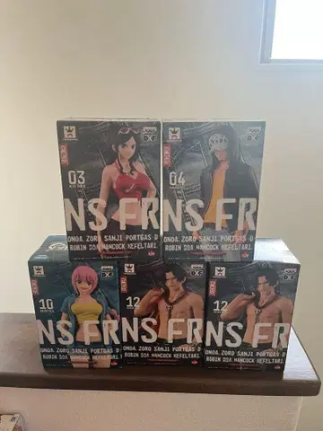 미개봉 원피스 피규어 5개 세트 묶음 판매