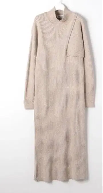 EMMEL REFINES 유나이티드 애로우즈 베이지 니트 원피스 긴팔
