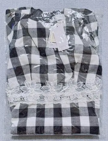 깅엄 체크 원피스 반팔 tocco closet 토코 클로젯