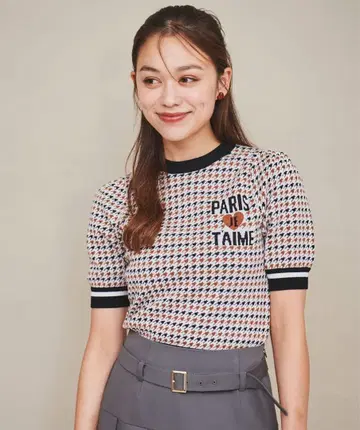 31 Sons de mode 멀티 패턴 자카드 니트 택 포함 새상품