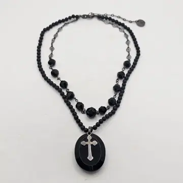 크로스 카메오 2WAY 2연 목걸이