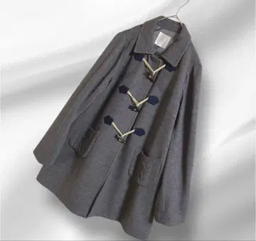 빅 사이즈! KUMIKYOKU 더플 라이트 울 코트