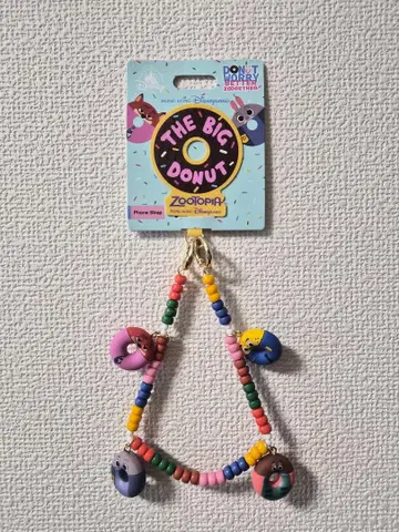 [ 홍콩 디즈니랜드 한정판 ] 주토피아 도넛 모양 스트랩