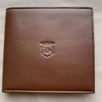 ROYAL HIGHNESSES 가죽 접이식 지갑 브라운