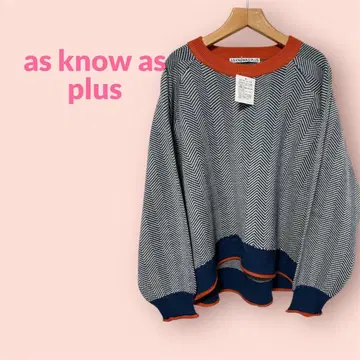 아즈노즈플러스 미사용 새상품 니트 넉넉한 프리 사이즈