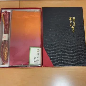 오비 장식 천 허리띠 세트