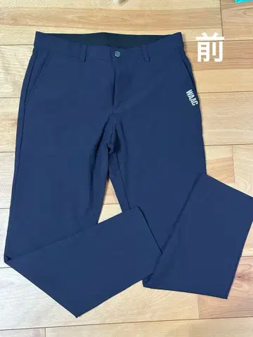 WAAC 네이비 슬림핏 팬츠