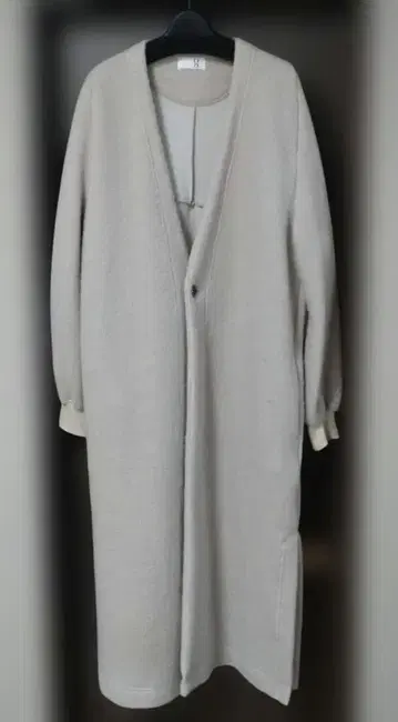 .g (지 도트) 압축 울 롱 코트