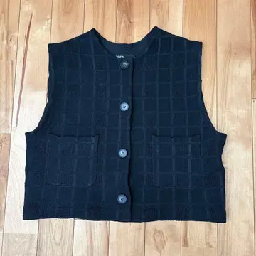 coen, 코엔, RONEL, 로넬 체크 자카드 니트 베스트