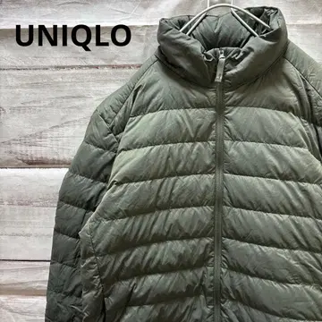 UNIQLO 울트라 라이트 다운 자켓 카키 M 심플 인기 가을/겨울