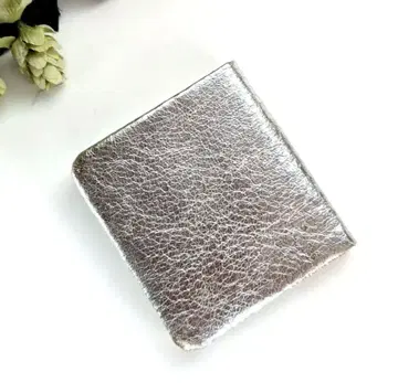 248 실버 지갑 미들 월렛