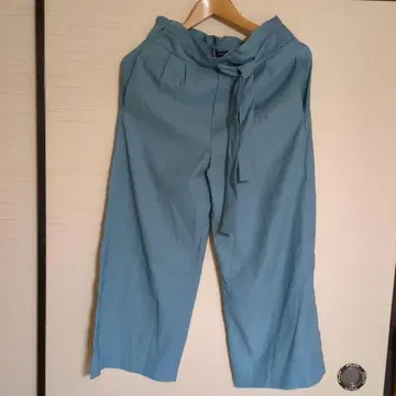 URBAN RESEARCH 리본 포함 와이드 팬츠 리본 팬츠 하의