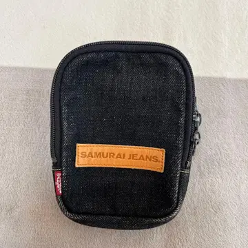 SAMURAI JEANS 데님 파우치 블랙