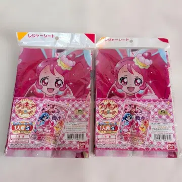 미사용 키라키라 프리큐어 아라모드 돗자리 2장 세트