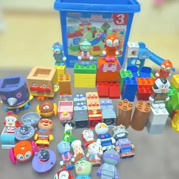 호빵맨 타운 버킷 3세 이상용 기타 인형, 블록 등 다양