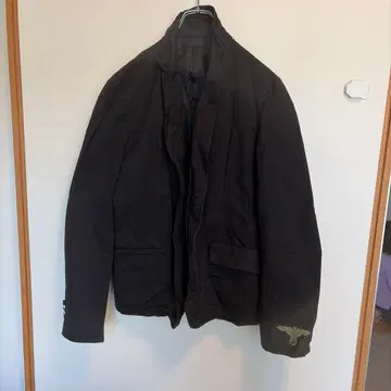 블랙 소매 자수 자켓 Advantage Cycle