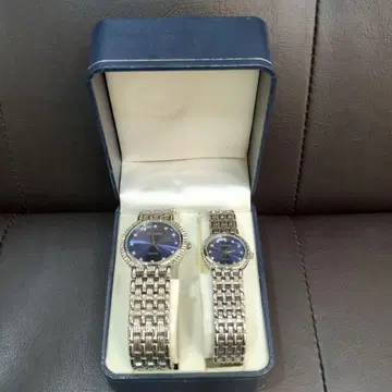 Chronos 페어 워치 쿼츠 파랑