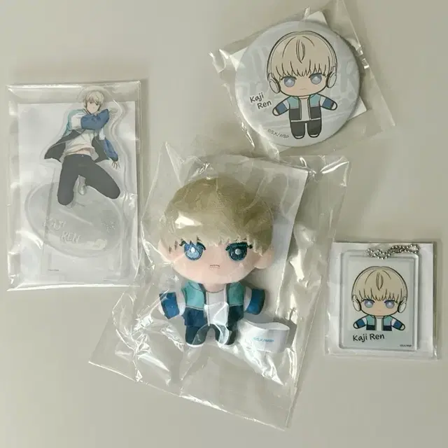 윈브레 세가쿠지 카지 렌 인형 아크릴스탠드 캔뱃지 키링 윈드브레이