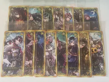 악마 집사와 검은 고양이 아쿠네코 타로풍 카드