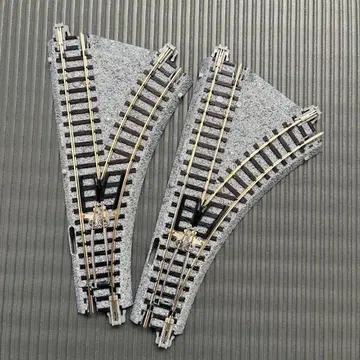 [ 2개 ] KATO N 게이지 유니트랙 컴팩트 전동 포인트