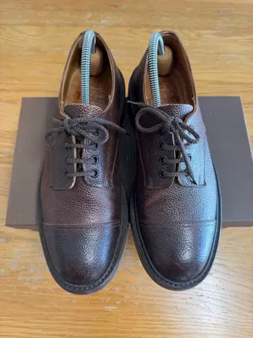 브라운 가죽 드레스 슈즈